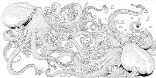 Animorphia Octopus Page Animorphia Coloring Book Animorphia Coloring Coloring Books