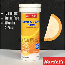 One tablet daily with meal. Kordel S Vitamin C 1000mg Zinc Orange 10 Tablets Shopee Malaysia