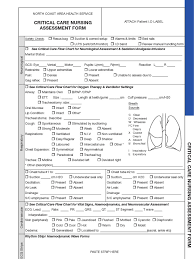 The job of an intensive care unit or icu nurse is intense yet rewarding. Critical Care Nursing Assessment Form Copy Electrocardiography Respiratory System