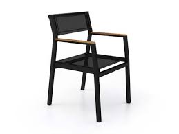 Chairs are in wonderful sturdy condition. Modern Aluminum Teak Dining Chair