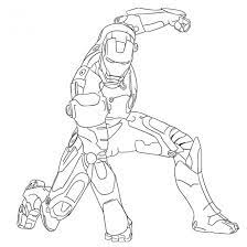 coloriage iron man gratuit a imprimer enfants