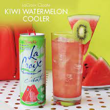 Kiwi Watermelon Cooler With Lacroix Sparking Water Recipe Drinks Alcohol Recipes Mocktails Watermelon Cocktail