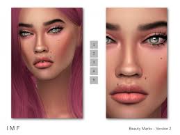 Making a beauty mark darker or more prominent draws attention to that area of the face, so women with chins and a lovely jaw line, for example, may darken a . Beauty Marks Custom Content Sims 4 Downloads Page 2 Of 3