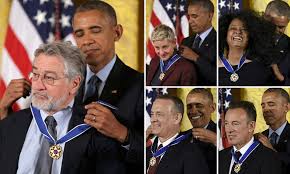 The first medal of honor was given on july 12, 1862, and the medal has been presented 3,515 times since then. President Obama Hands Out Presidential Medals Of Freedom To Bruce Springsteen And More Daily Mail Online
