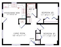 Simple two bedroom house floor plan. Small Simple Two Bedroom House Plans Novocom Top