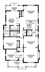 Two more bedrooms share a hall bath.related plan: Bungalow Style House Plan 3 Beds 2 Baths 1500 Sq Ft Plan 422 28 Houseplans Com