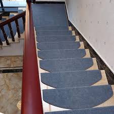 Rug depot set of 14 looped non slip carpet stair treads 28x9 slate grey nylon. Stair Treads Mats Pads Staircase Step Rug Non Slip Adhesive Carpet Stair Protection Cover Home Decor 13pcs Carpet Aliexpress