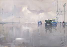 Осенний дождь картина за час. Risunok Dozhd Sovetskaya Grafika Kupit V Moskve Rus Gal Ru