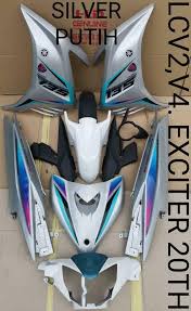 Lc135 full restore vietnam set exciter 20th aniversary part2#9. Coverset Lc135 Exciter 20th Silver Putih V2 V3 V4 Lazada