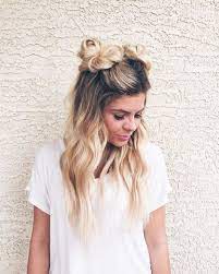 Trend Watch Mohawk Braid Into Top Knot Half Up Hairstyles Hair Styles Half Bun Hairstyles Long Hair Styles
