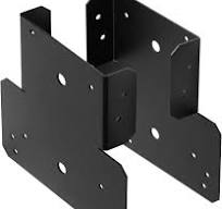 Amazon.com: MOUNTAIN_ARK 4 Pcs 6x6 Black T Shaped Post and ...