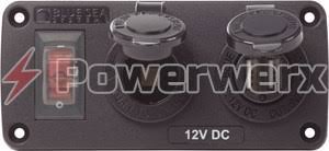 Illuminated carling technologies™ 15a circuit breaker switch. Electrical Lighting Automotive Blue Sea Below Deck Panel 12v Socket Dual Usb 4353