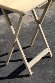The longer table top is looking it is themed furniture makeover day! Easy Diy Tv Tray Table Makeover Just Measuring Up