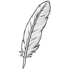 Eagle Feather Drawing Images Now we outline a few lines to the feather. eagle feather drawing images