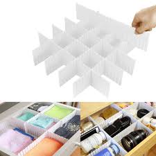 Diy cardboard underwear storage box it is awesome to take some recycled cardboard, such as packing boxes, and make a nice drawer divider storage box, as shown in this diy project. Socks Wefond 8pcs Diy Plastic Drawer Organizer Adjustable Drawer Dividers For Home Tidy Closet Underwear Gray Kitchen Utensil Tools Office School Supplies Clothing Closet Storage Home Ourvagabondstories Com