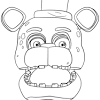 Fnaf coloring pages withered bonnie. 1