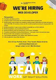 Liaise with developers, designers and devops to identify new features. Lowongan Kerja Web It Programmer Apply Hari Ini Cari Kerja