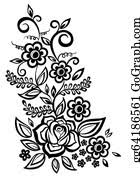 Are you searching for flower black and white png images or vector? Black And White Flowers Clip Art Royalty Free Gograph
