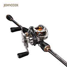 Joincool Mws Casting Fishing Lure Rod Combo 1 8m 2 1m With 9 1bb Baitcasting Reel Carbon Ultra Light Telescopi Telescopic Fishing Rod Fishing Lures Fishing Rod