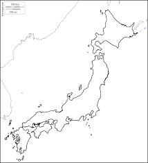 Japan Free Map Free Blank Map Free Outline Map Free Base Map Coasts Limits White Japan Map Map Free Base