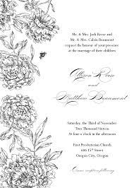 Formal Wedding Invitation Free Wedding Invitation Templates Silver Wedding Invitations Formal Wedding Invitations