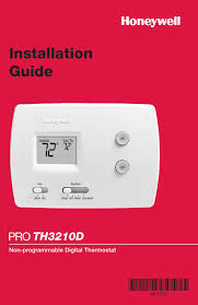 Depending on the honeywell thermostat in your home, the issues to address will vary. Honeywell Pro Th3210d Installation Manual Pdf Download Manualslib