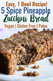 Five Spice Eggless Vegan Zucchini Bread This Healthy Gluten Free Zucchini Bre Vegan Zucchini Bread Paleo Recipes Breakfast Gluten Free Recipes For Breakfast
