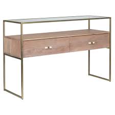 Artemis 2 Drawer Console Washed Natural Furniture Freedom Furniture Furniture Sale