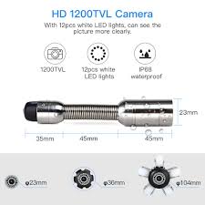 Eyoyo 9600a Pipeline Endoscope Inspection Camera 20m Underwater Industrial Pipe Sewer Drain Wall Video Plumbing System With 9 Inch Lcd Monitor 1000tvl