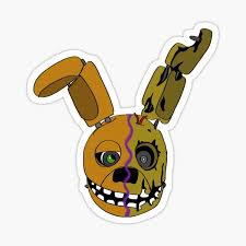 His body is most definitely dead, but his mind is still turning in there, as malicious as he was in life. Spring Bonnie Fnaf Gifts Merchandise Redbubble