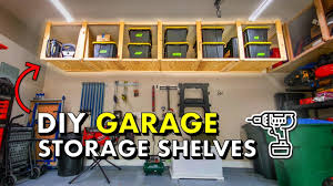 Otherwise, use a stud sensor to mark where your layout line crosses each stud. Reclaim Your Garage W Diy Garage Storage Shelves Free Plans Youtube