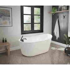 How big does a freestanding bathtub need to be? Maax 106997 000 002 Finlay Freestanding Soaker Tub Qualitybath Com