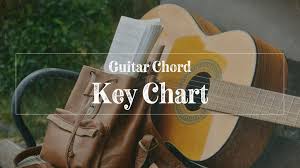 From left to right you can see a key and the chords that belong to it. Guitar Chord Key Chart