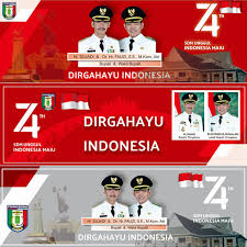 Kondisi lalu lintas menuju lokasi tidak menyurutkan semangat kemerdekaan para anggota yang. Banner Hut Kemerdekaan Ri Ke 74 Pemerintah Kabupaten Pringsewu