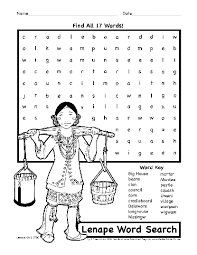 Native American Activity Sheets For Kids Lenape Delaware Activity Color Native American Lessons Native American Studies Native Americans Activities