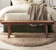 Rustic Reclaimed Wood End Of Bed Bench Pottery Barn Reclaimed Wood Bed Frame End Of Bed Bench Wood Bench