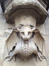 A Dragon Carving On Westminster Abbey Exterior London England Lion Sculpture Gargoyles Medieval Fashion