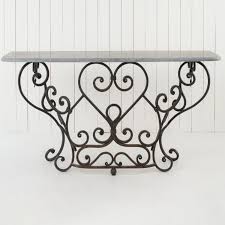 Wrought Iron Console Table Allissias Attic Vintage French Style At Www Allissiasattic Co Uk Muebles De Hierro Decoracion En Hierro Mesas De Hierro Forjado