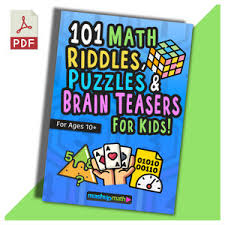A rebus is a visual word puzzle that uses lateral thinking to find its intended meaning. 101 Math Riddles Puzzles And Brain Teasers For Kids Mashup Math