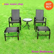 We did not find results for: Garden Patio Set 5 Pc Furniture Waterproof Glass Table Chairs Footrest Outdoor Garden Patio Sets Patio Garden Patio Set