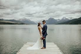 Adventurous Glacier National Park Elopement Montana Wedding Photographer Lake Montana Wedding Photographer Glacier National Park Elopement Montana Wedding