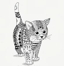Un Chat Coloriage Chaton Coloriage Mandala Animaux Et Coloriage