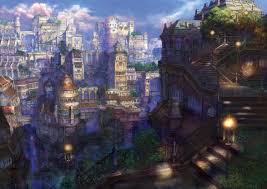 Feel free to use these anime nature aesthetic images as a background for your pc, laptop, android phone, iphone or tablet. Anime Nature Architecture Fantasy Art Artwork City Scape Wallpapers Hd Desktop And Mobile Backgrounds