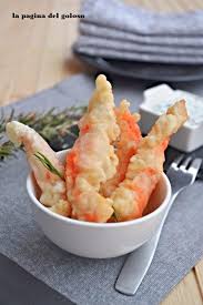 Pastella croccante per fritti di verdure. Gamberoni In Tempura Con Crema Allo Yogurt Pastella Per Fritti Croccante La Pagina Del Goloso