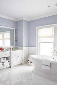 Some of the best color ideas for painting a bathroom is mixing pale gray ceiling with embellished gray walls and wooden framing. 25 Best Bathroom Paint Colors Popular Ideas For Bathroom Wall Colors
