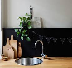 Die Reversible Kuchenruckwand Losung Fur Hassliche Fliesenspiegel Im Home I Kuche Di Diy Apartment Decor Room Organization Diy Small Kitchen Diy