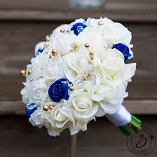 Peonies, lillies, roses, oh my! Royal Blue And Gold Wedding Bouquets Off 76 Cheap