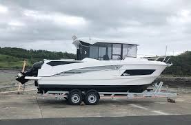 This 5 year old sbs trailer is suitable for barge type hulls, we have used it for a 31 ft seaotter, but it would also suit wilderness owners. Beneteau Barracuda 9 Boats For Sale Boats Com