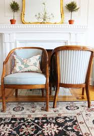 I Was Browsing Craigslist One Afternoon When I Saw A Listing For A Pair Of Vintage Cane Chairs On Sale At The Loca Chair Makeover Furniture Cane Chair Makeover