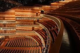 the eccles theater has three tiers of seating above